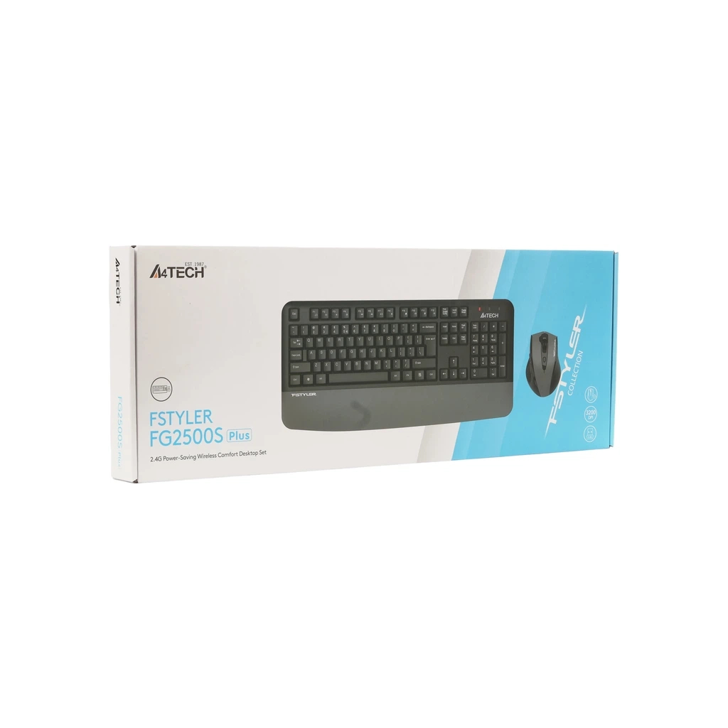 Комплект A4Tech FG2500S Plus Wireless UA Grey (4711421003261) фото