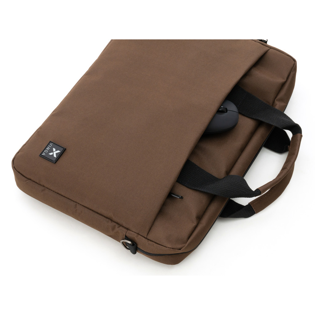 Сумка для ноутбука Vinga 15.6" NB152 brown (NB152BN) фото4
