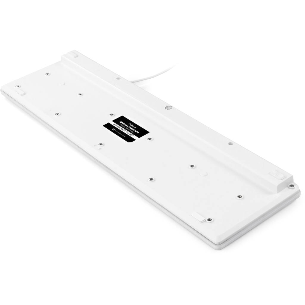 Клавиатура Vinga KB410 White фото5