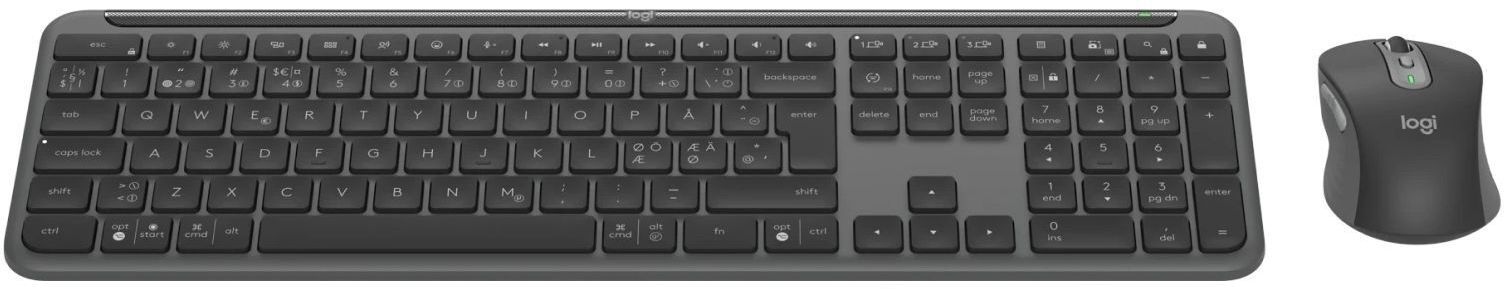 Комплект Logitech Signature Slim MK950 for Business Wireless/Bluetooth UA Graphite (920-012508) фото2