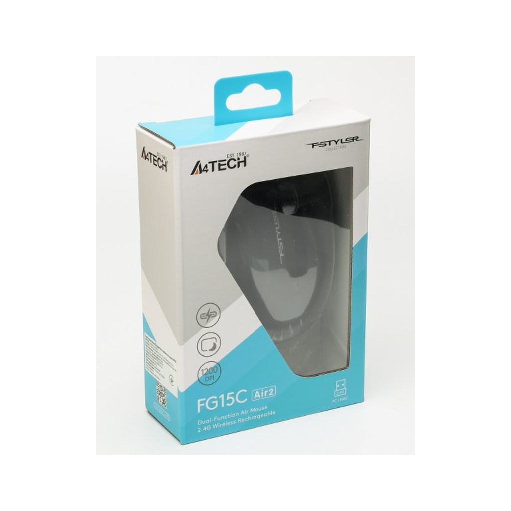 Мышь A4Tech FG15C Air2 Wireless Black (4711421000659) фото