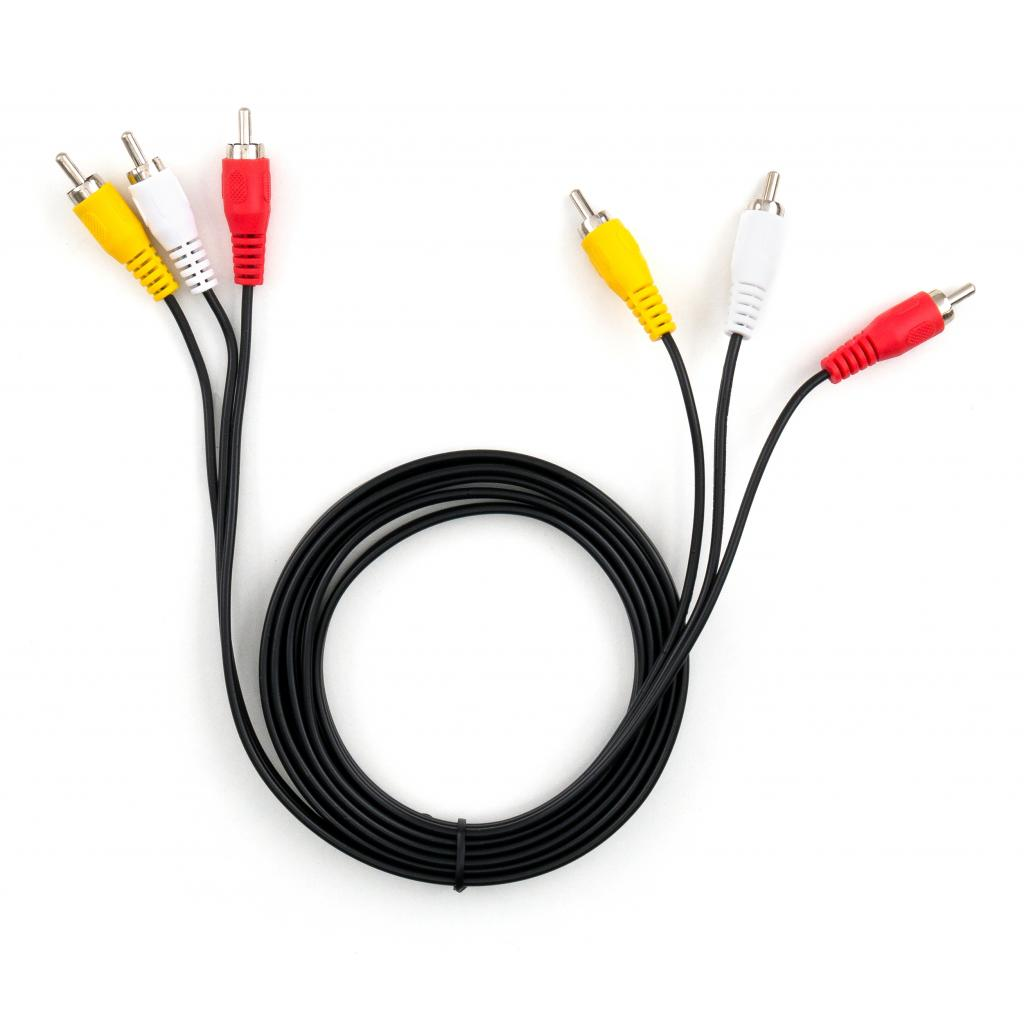 Кабель мультимедійний 3xRCA M to 3xRCA M 1.8m Vinga (VCP3RCA1.8) фото3