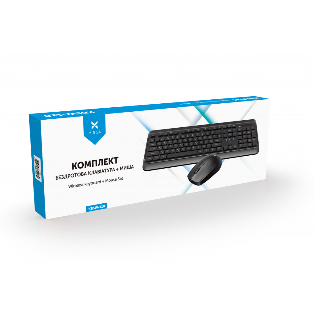 Комплект Vinga KBSW-110 Black фото