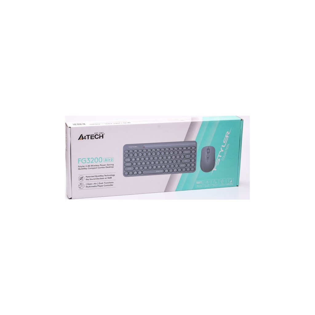 Комплект A4Tech FG3200 Air2 Wireless Blue (4711421997201) фото