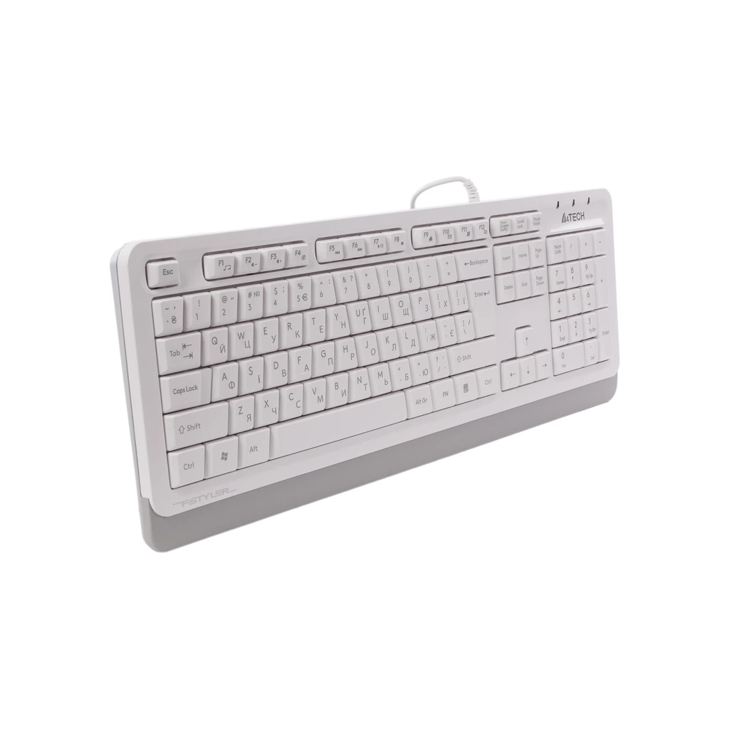 Клавиатура A4Tech FKS10 USB White (4711421963534) фото