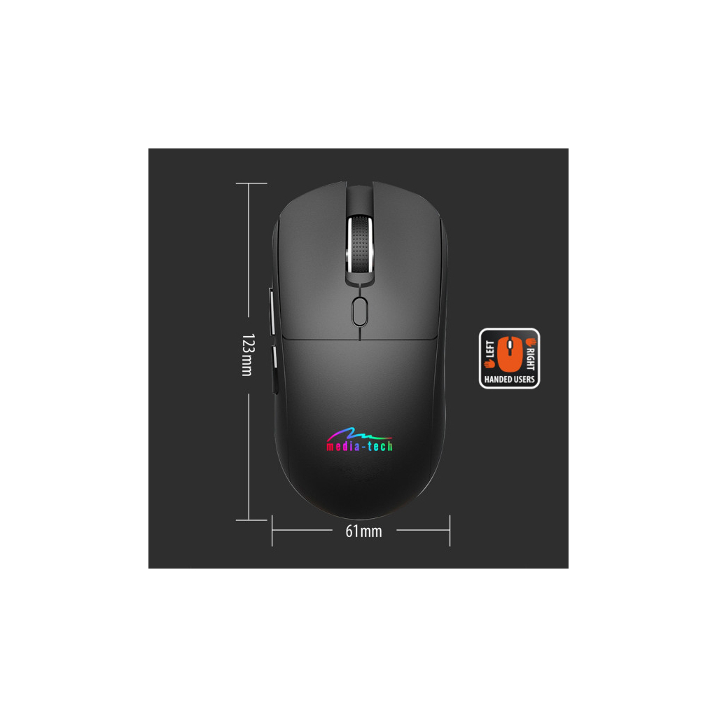 Мышь Media-Tech MT1124 Wireless Black (MT1124) фото11