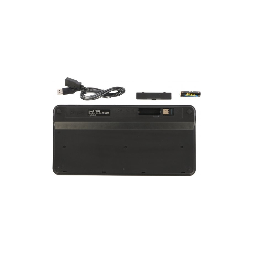 Клавиатура A4Tech FBK30 Wireless/Bluetooth Black (4711421972499) фото6