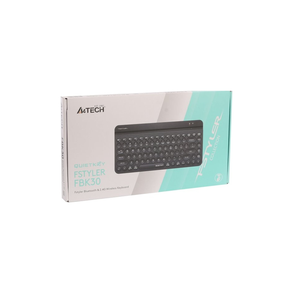 Клавиатура A4Tech FBK30 Wireless/Bluetooth Black (4711421972499) фото7
