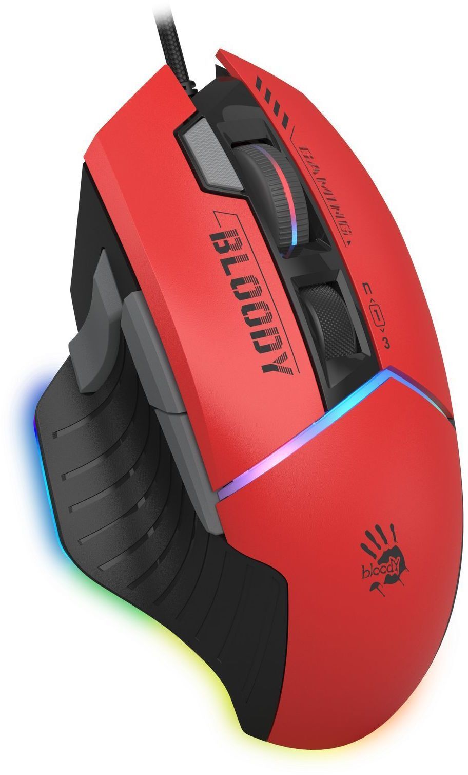 Игровая мышь A4Tech Bloody W95 Max RGB Activated USB Sports Red (4711421985581) фото4