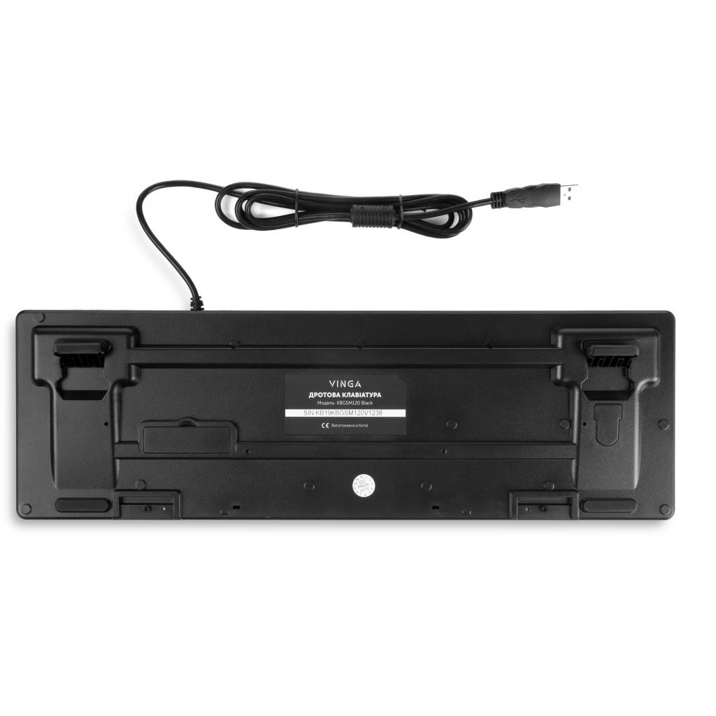 Клавіатура Vinga KBGSM120 Black фото3