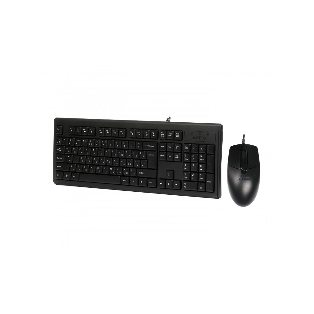 Комплект A4Tech KR-8372 USB Black (4711421859301) фото