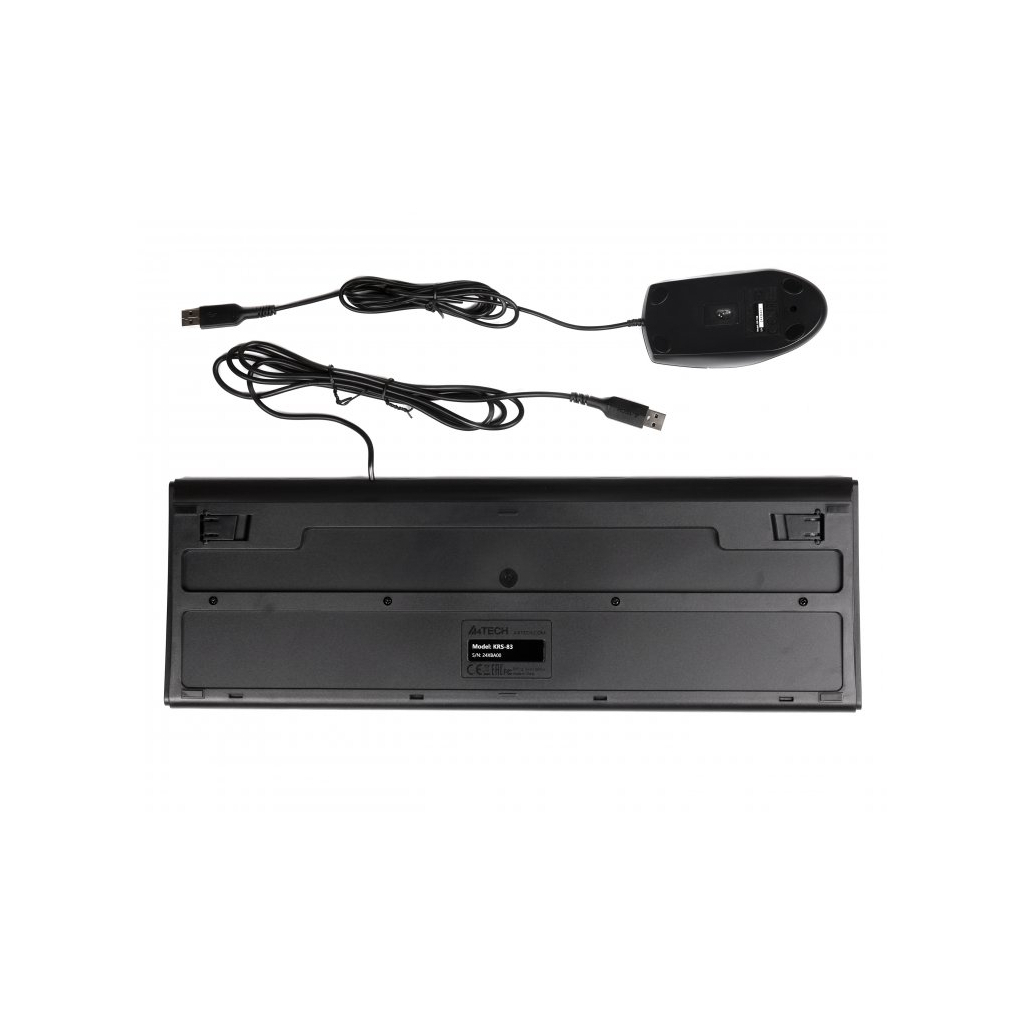 Комплект A4Tech KR-8372 USB Black (4711421859301) фото