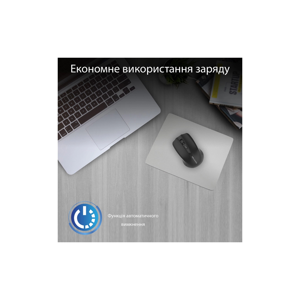 Мышь Promate Clix-8 Wireless Black (clix-8.black) фото4