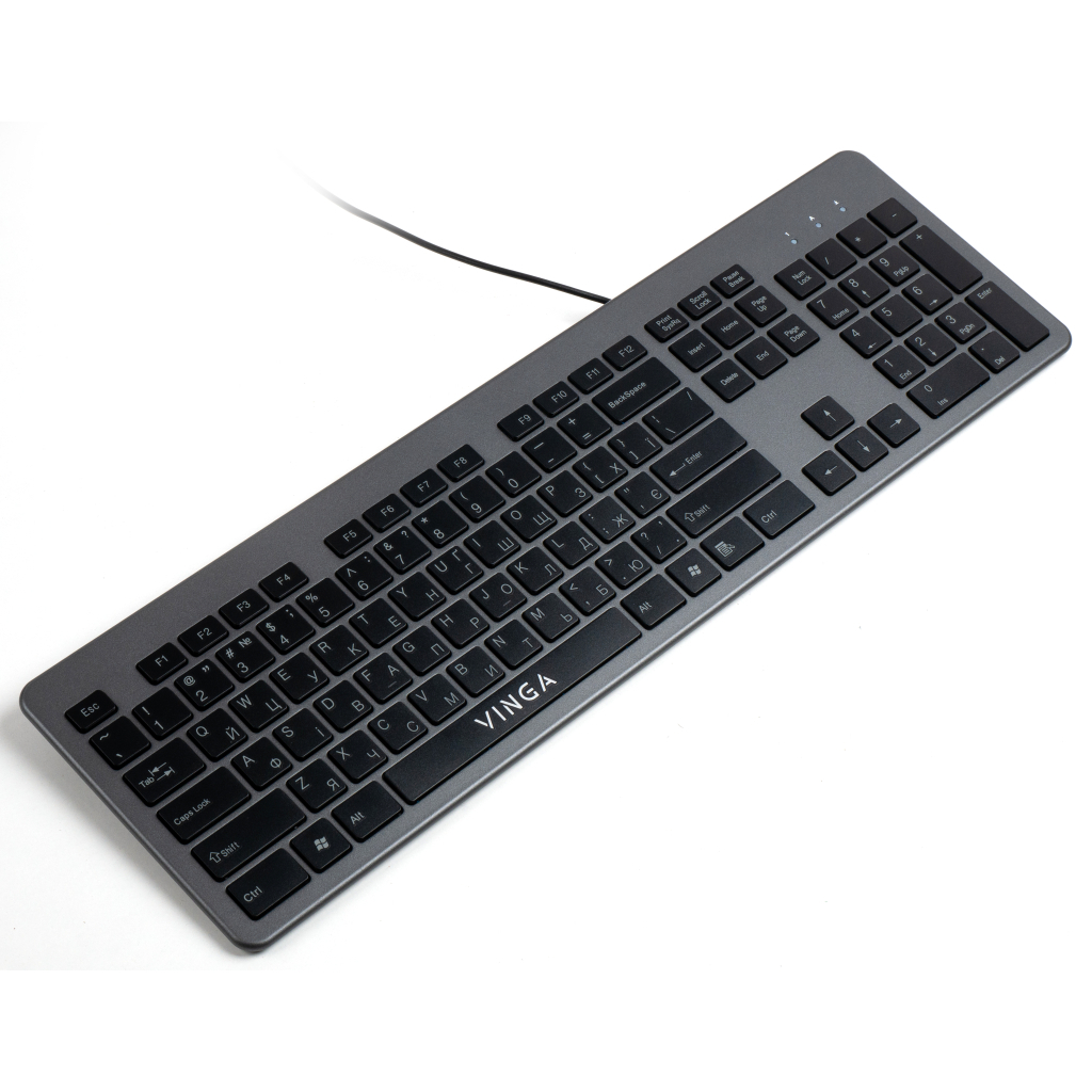 Клавиатура Vinga KB735 black-grey фото4
