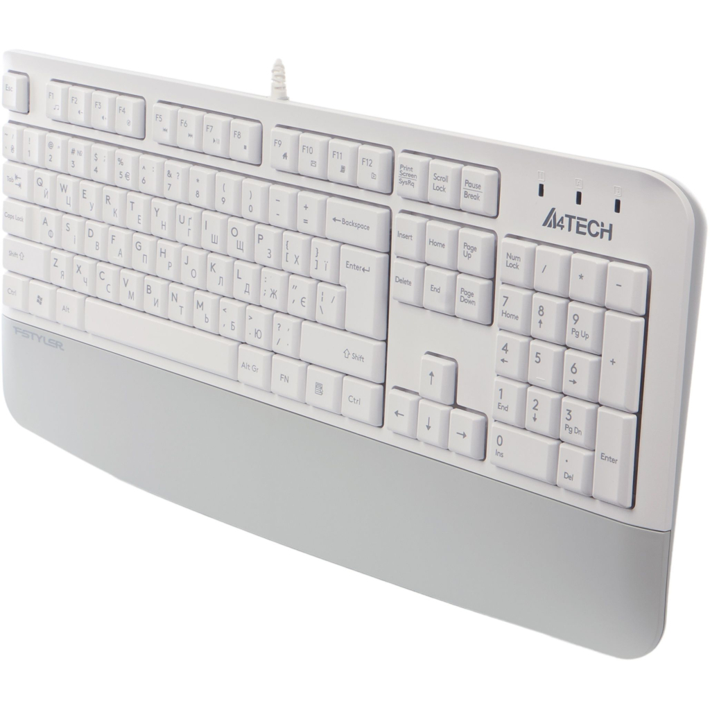 Клавиатура A4Tech FK20 USB UA White (4711421003216) фото3