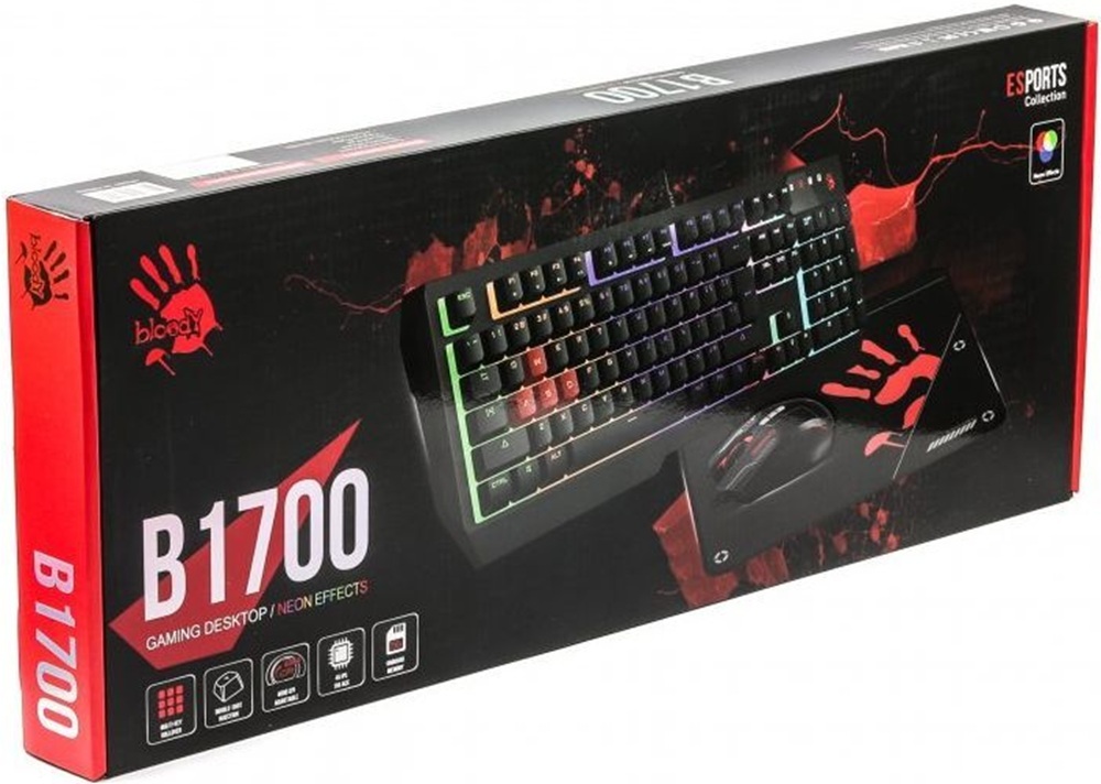 Ігровий комплект A4Tech Bloody B1700 USB Black (4711421980401) фото5