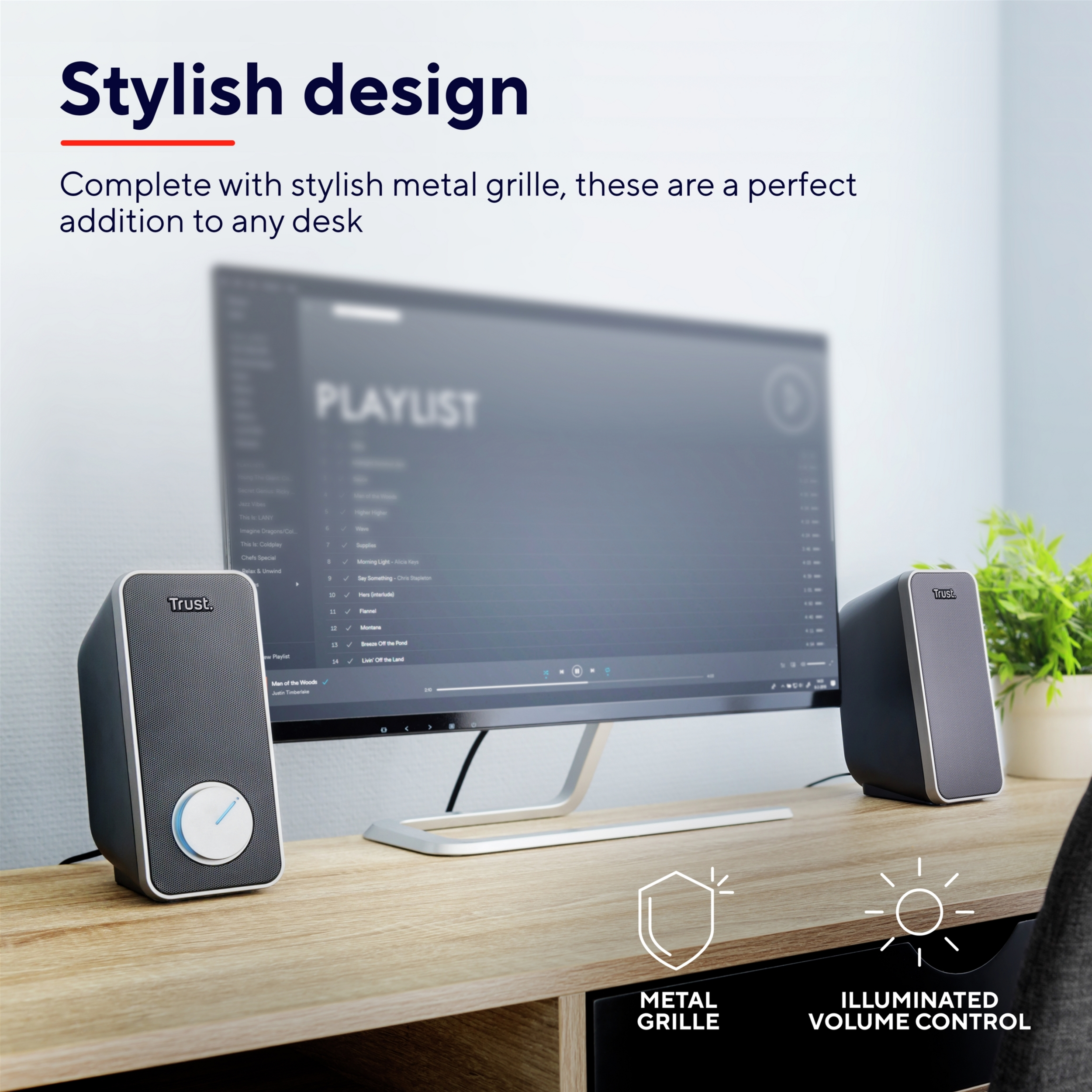 Акустична система Trust Arys 2.0 speaker set USB (20179) фото11