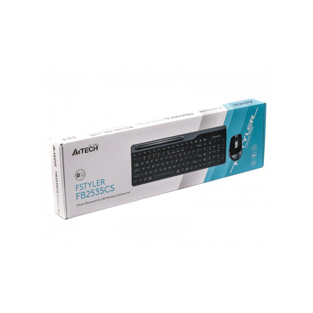 Комплект A4Tech FB2535CS Wireless/Bluetooth Smoky Grey (4711421973120) фото10