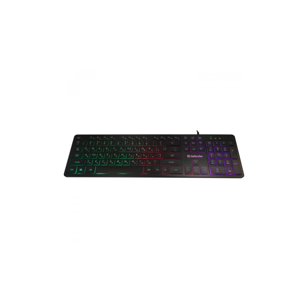 Клавиатура Defender Balance LQ LED USB UA Black (450790) фото3