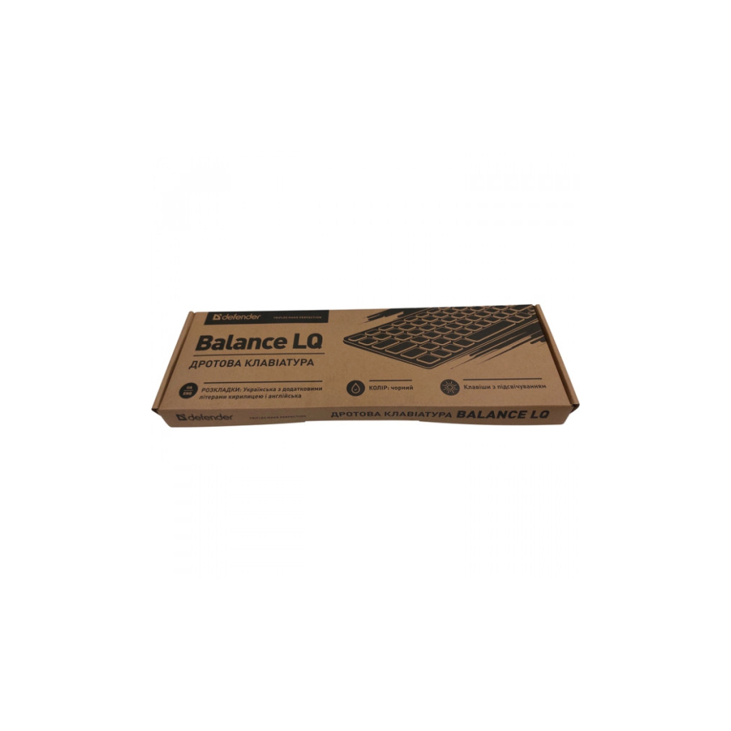 Клавиатура Defender Balance LQ LED USB UA Black (450790) фото4