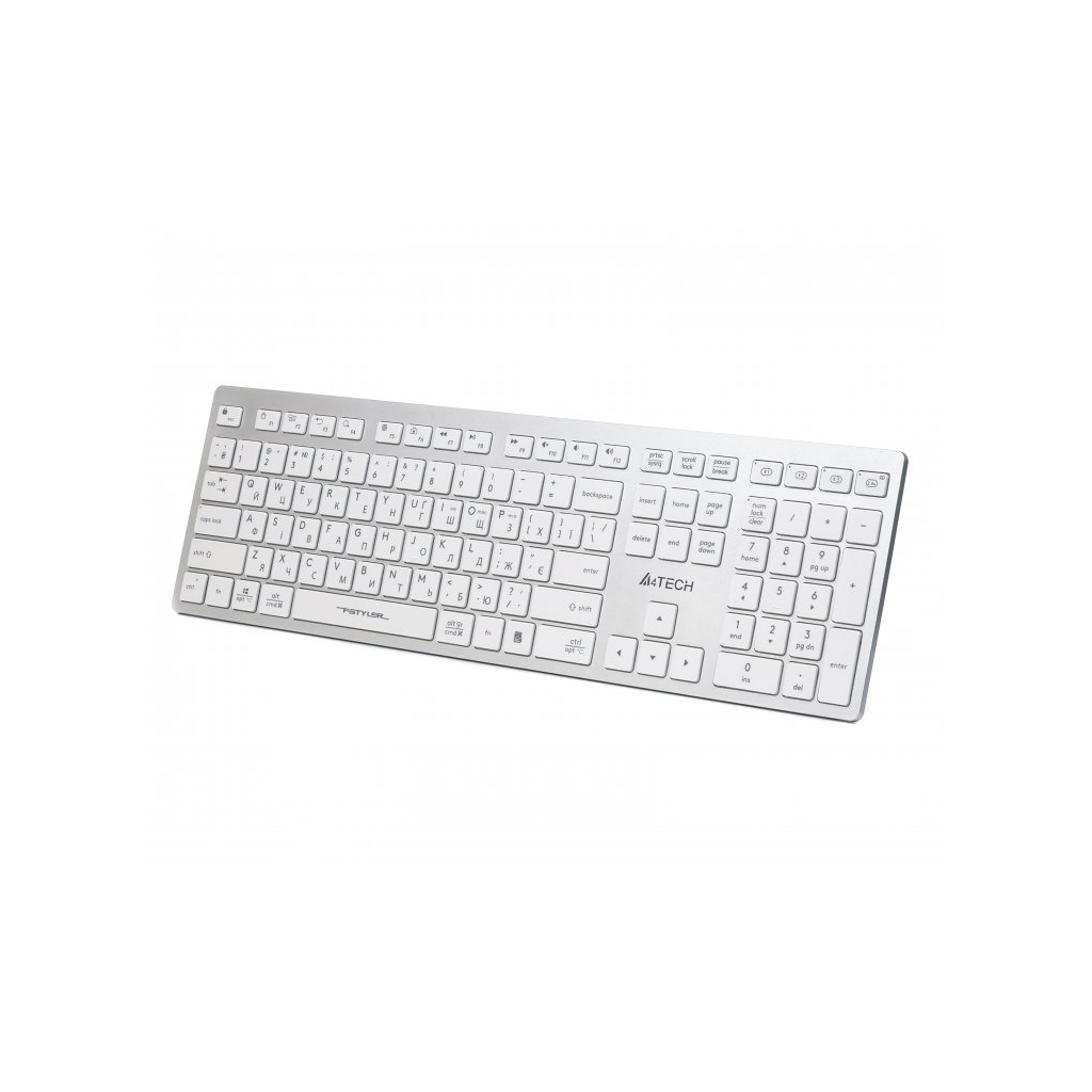Клавіатура A4Tech FBX50C USB/Bluetooth White (4711421972772) фото2