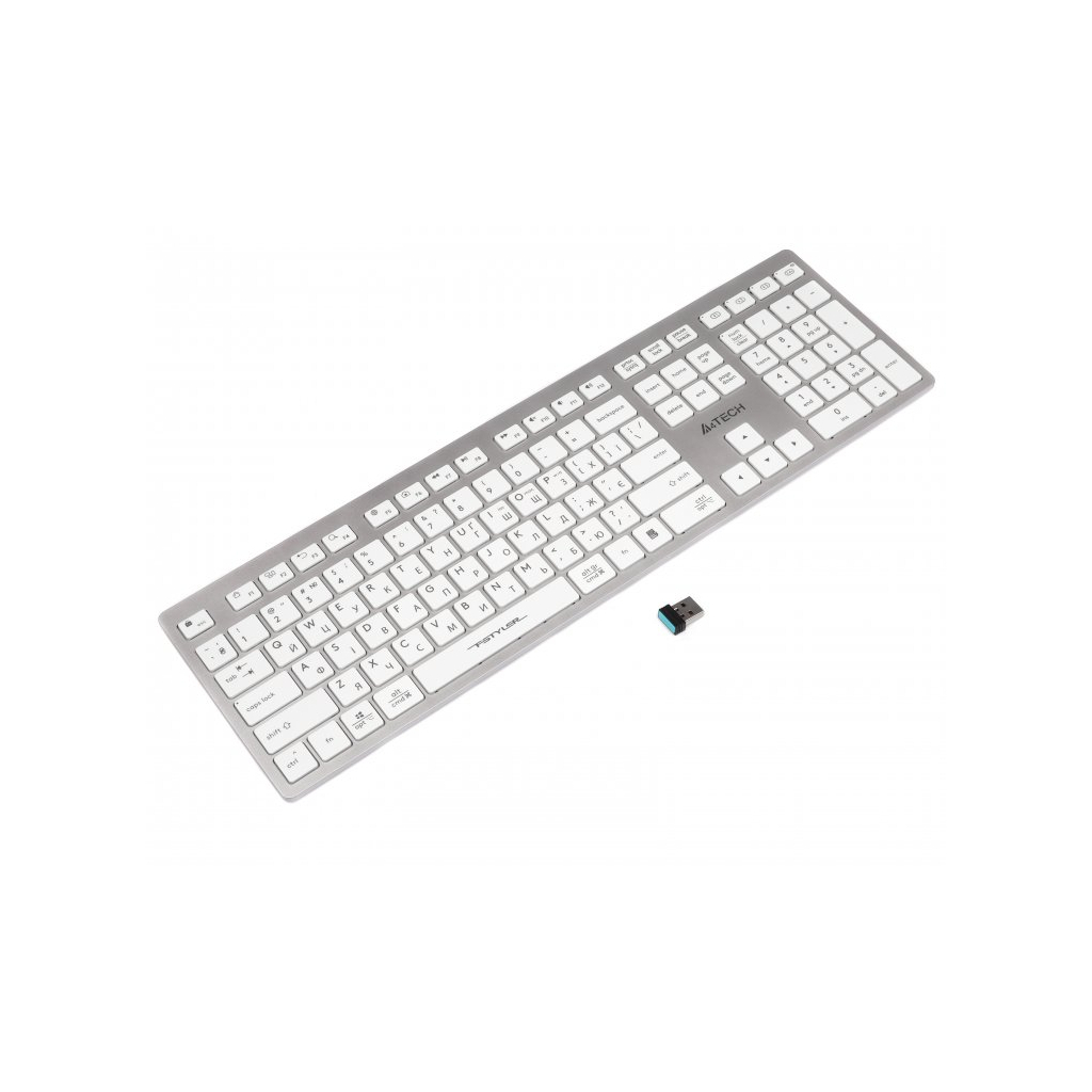Клавіатура A4Tech FBX50C USB/Bluetooth White (4711421972772) фото4