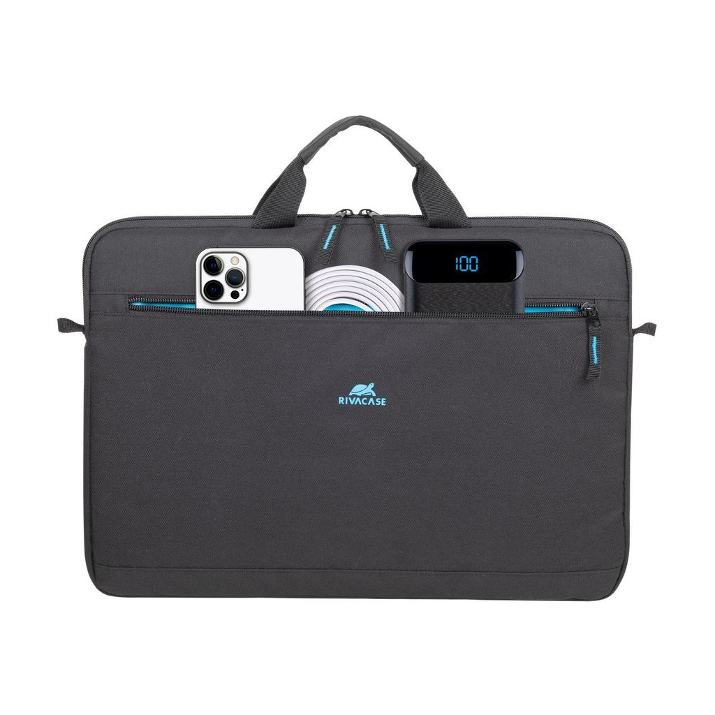 Сумка для ноутбука RivaCase 15.6" 5516 Gremio Black (5516Black) фото9