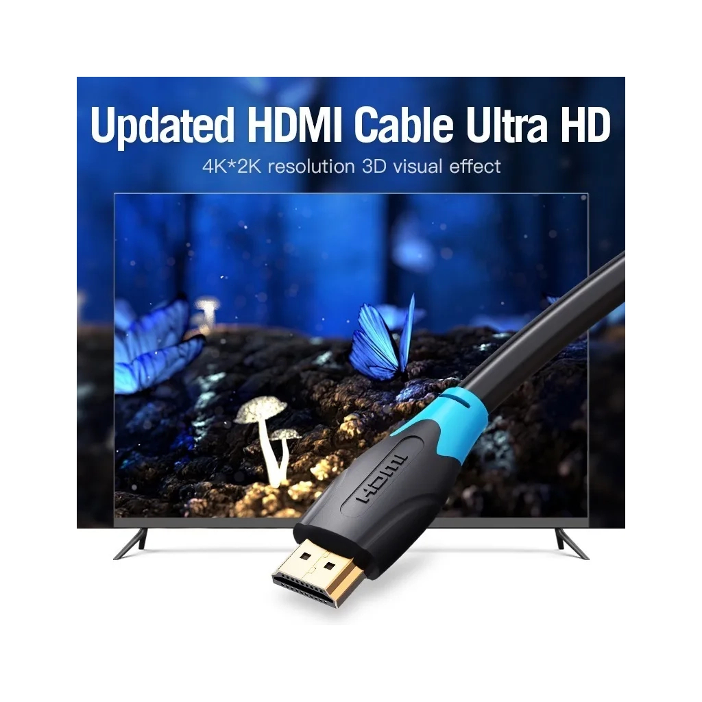 Кабель HDMI M to HDMI M 25.0m 1080p60Hz black Vention (AACBS) фото