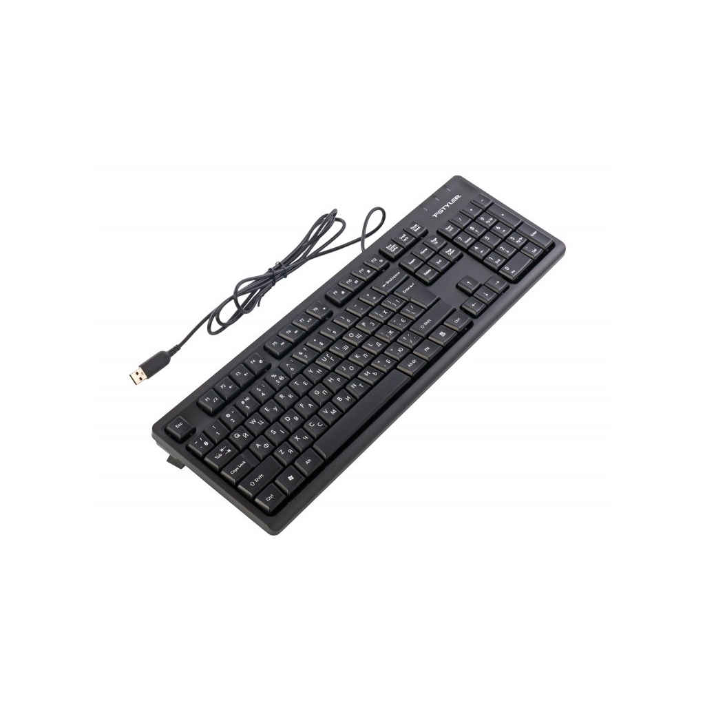 Клавіатура A4Tech FKS12 USB UA Black (4711421003155) фото