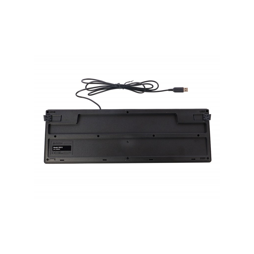 Клавіатура A4Tech FKS12 USB UA Black (4711421003155) фото