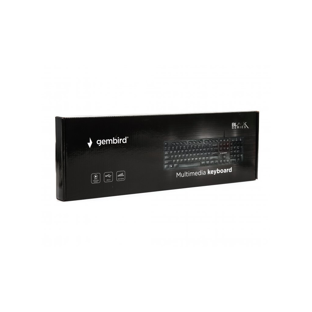 Клавіатура Gembird KB-MCH-03-UA USB Black (KB-MCH-03-UA) фото3