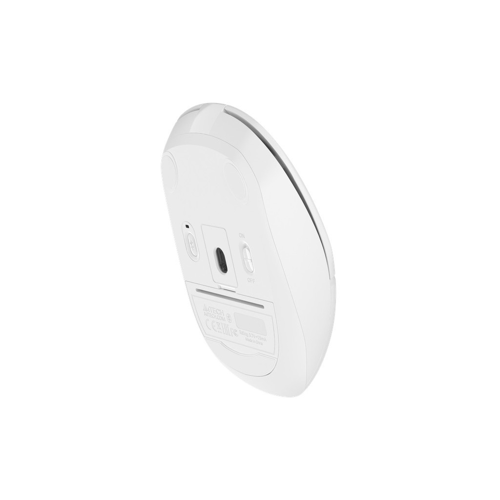 Мишка A4Tech FB12S Wireless/Bluetooth White (4711421967877) фото