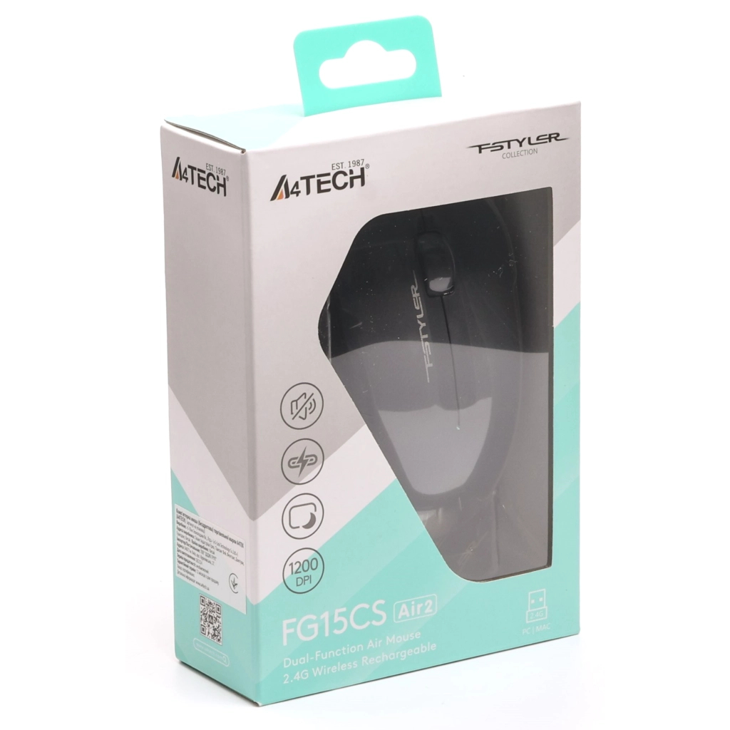 Мышь A4Tech FG15CS Air2 Wireless Black (4711421000932) фото11