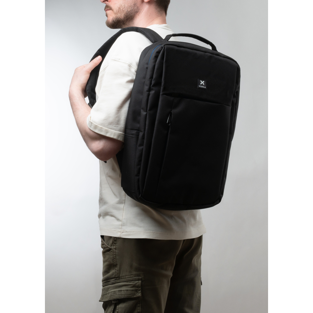 Рюкзак для ноутбука Vinga 15.6" NBP715 Black (NBP715BK) фото