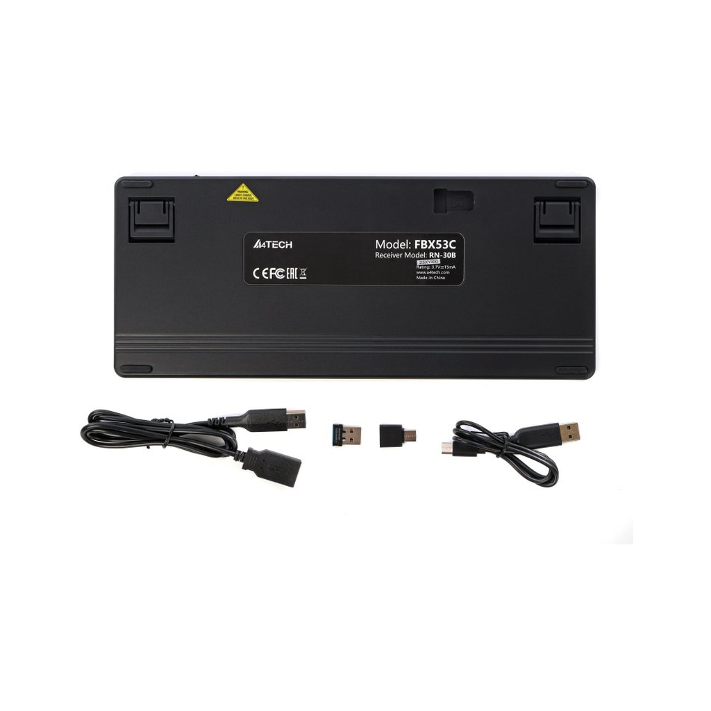 Клавиатура A4Tech FBX53C Wireless/Bluetooth UA Black (4711421001908) фото10