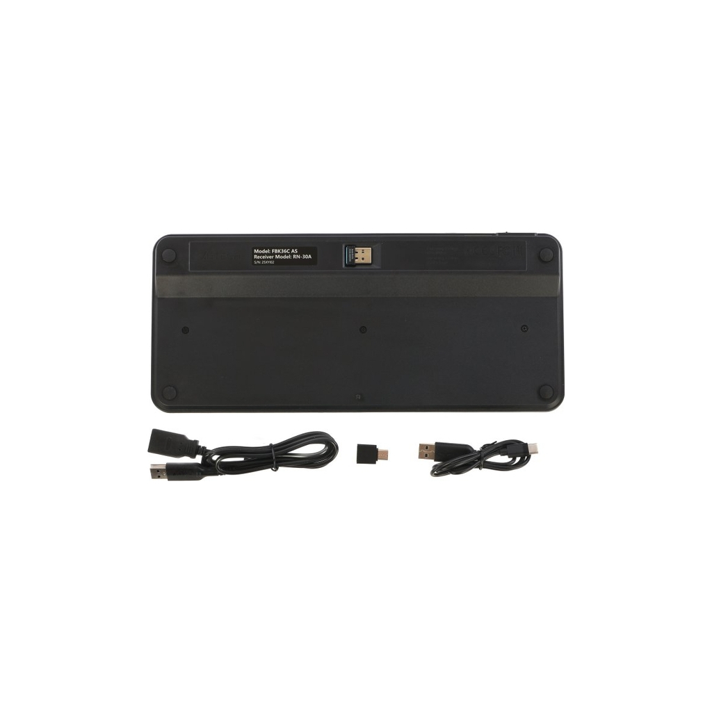 Клавіатура A4Tech FBK36C Wireless/Bluetooth Black (4711421000222) фото6