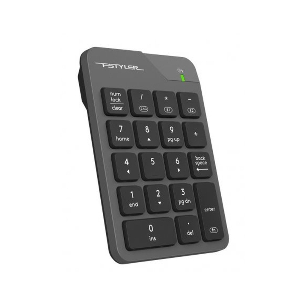 Клавіатура A4Tech FBK21C Wireless/Bluetooth Smoky Grey (4711421995108) фото