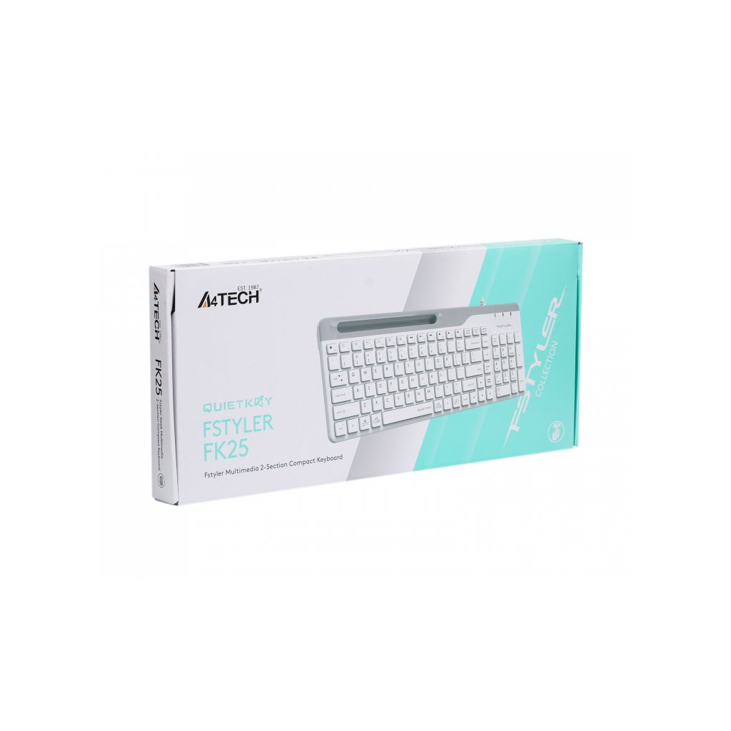 Клавіатура A4Tech FK25 USB White (4711421959896) фото5