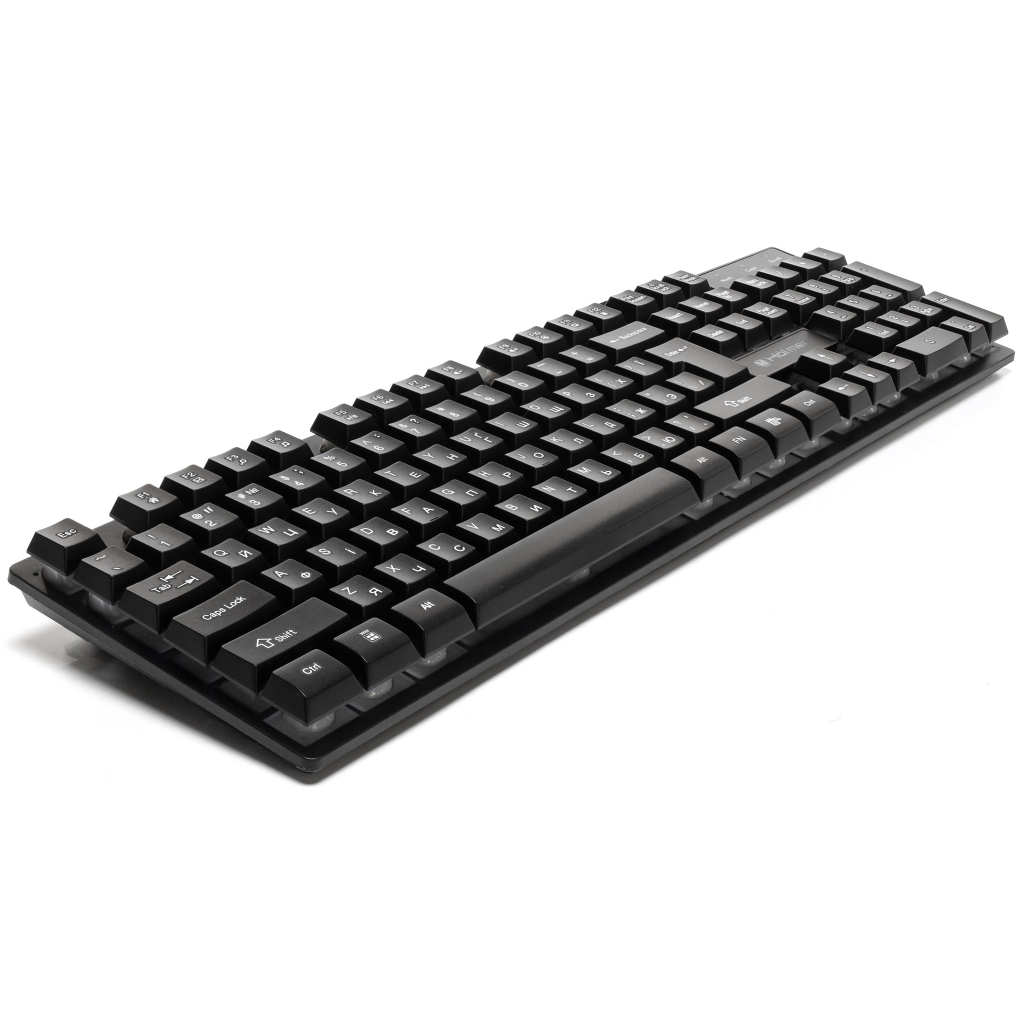 Клавиатура Hölmer K-01GS RGB Backlight USB UA Black (K-01GS) фото