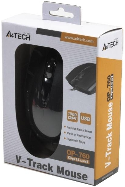 Мышь A4Tech OP-760 Black (4711421934763) фото4