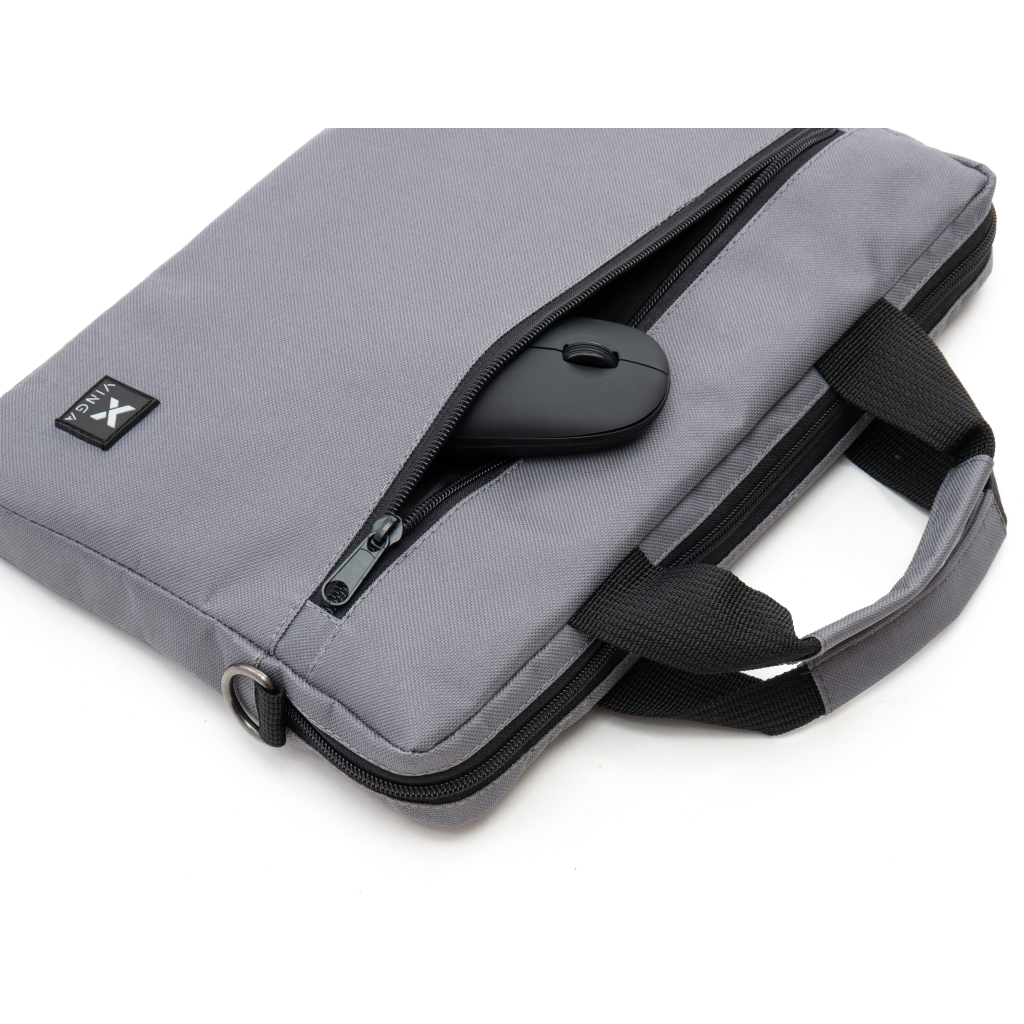Сумка для ноутбука Vinga 14" NB1401 gray (NB1401GR) фото5