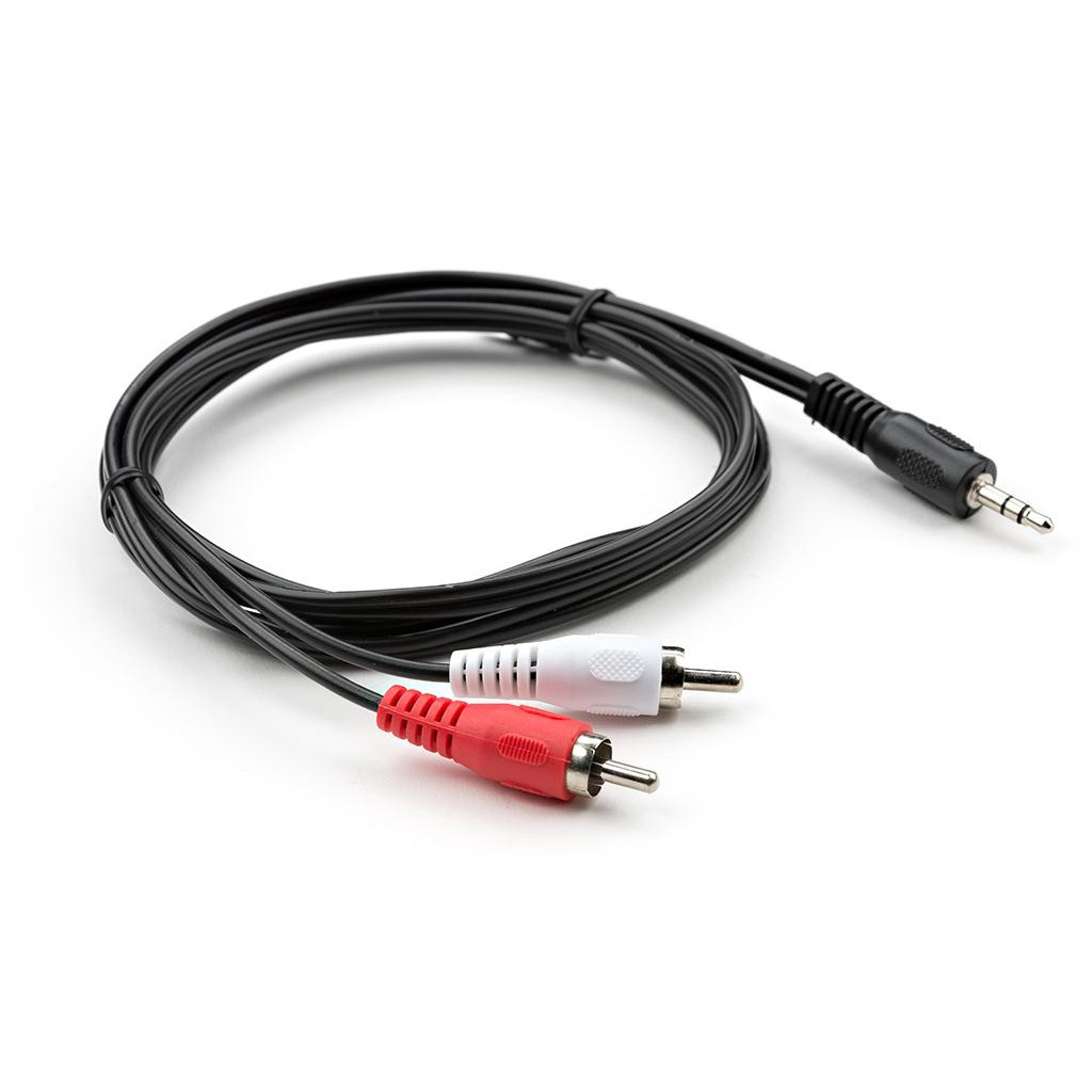 Кабель 3.5mm M to 2xRCA M 1.5m Vinga (VCPDCJ35MRCA21.5BK) фото2