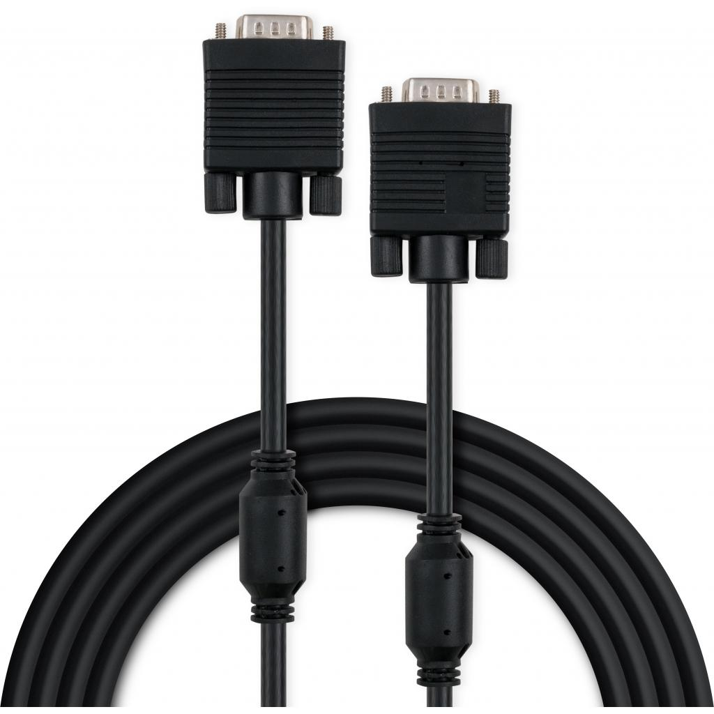Кабель VGA M to VGA M 10.0m Vinga (VCPVGAF10BK) фото