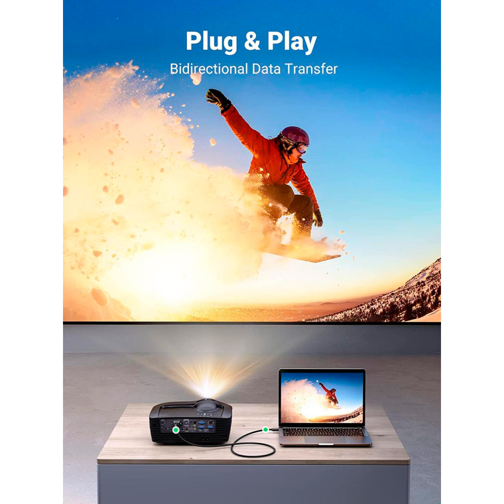 Кабель HDMI M to DVI M 1.5m HD106 black Ugreen (11150) фото6