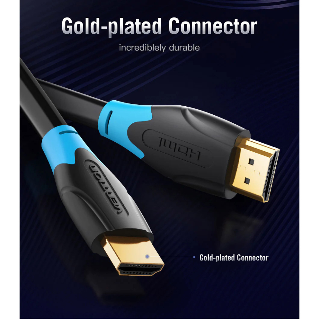 Кабель HDMI M to HDMI M 15.0m 4K30Hz black Vention (AACBN) фото7