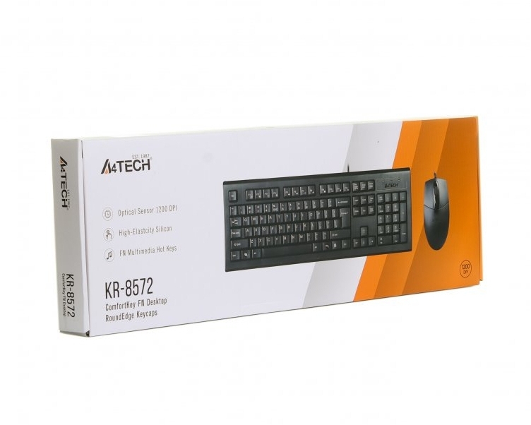 Комплект A4Tech KR-8572 USB Black (4711421857208) фото8