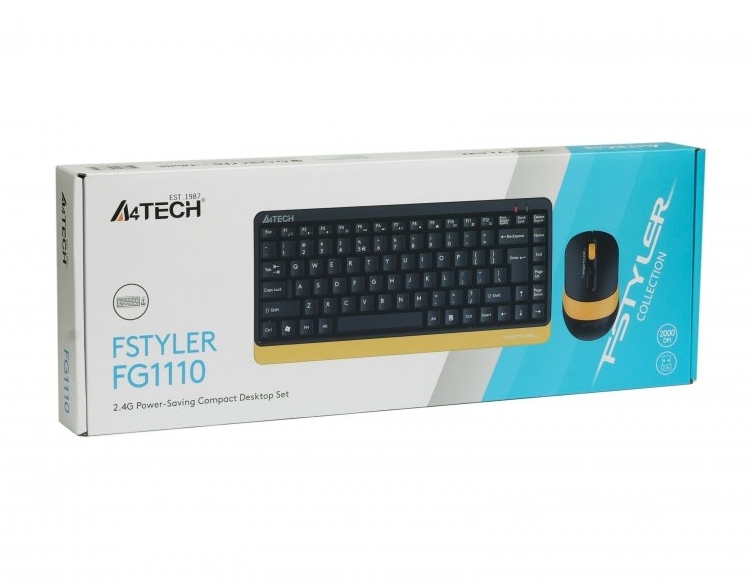 Комплект A4Tech FG1110 Wireless Bumblebee (4711421987752) фото7