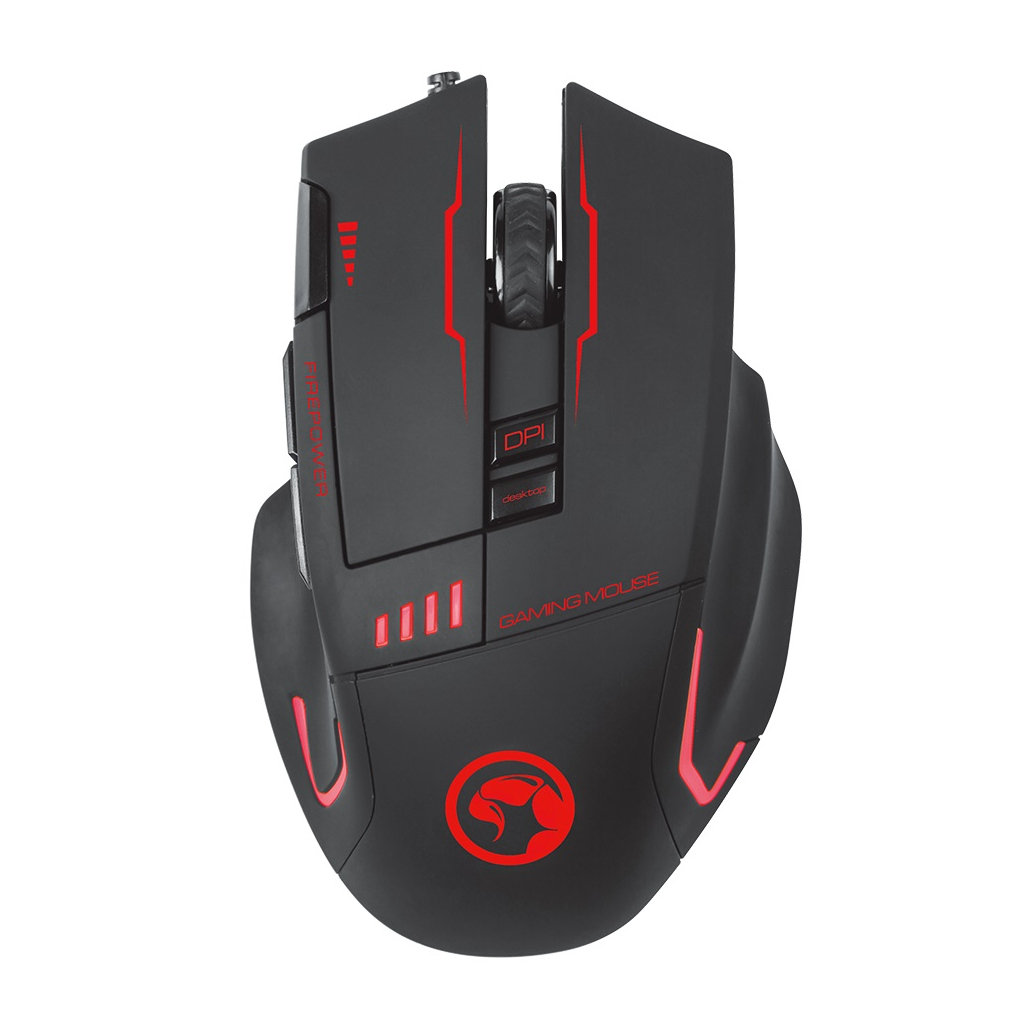 Игровая мышь Marvo G909L USB с игровой поверхностью G1 Black (G909L+G1) фото3