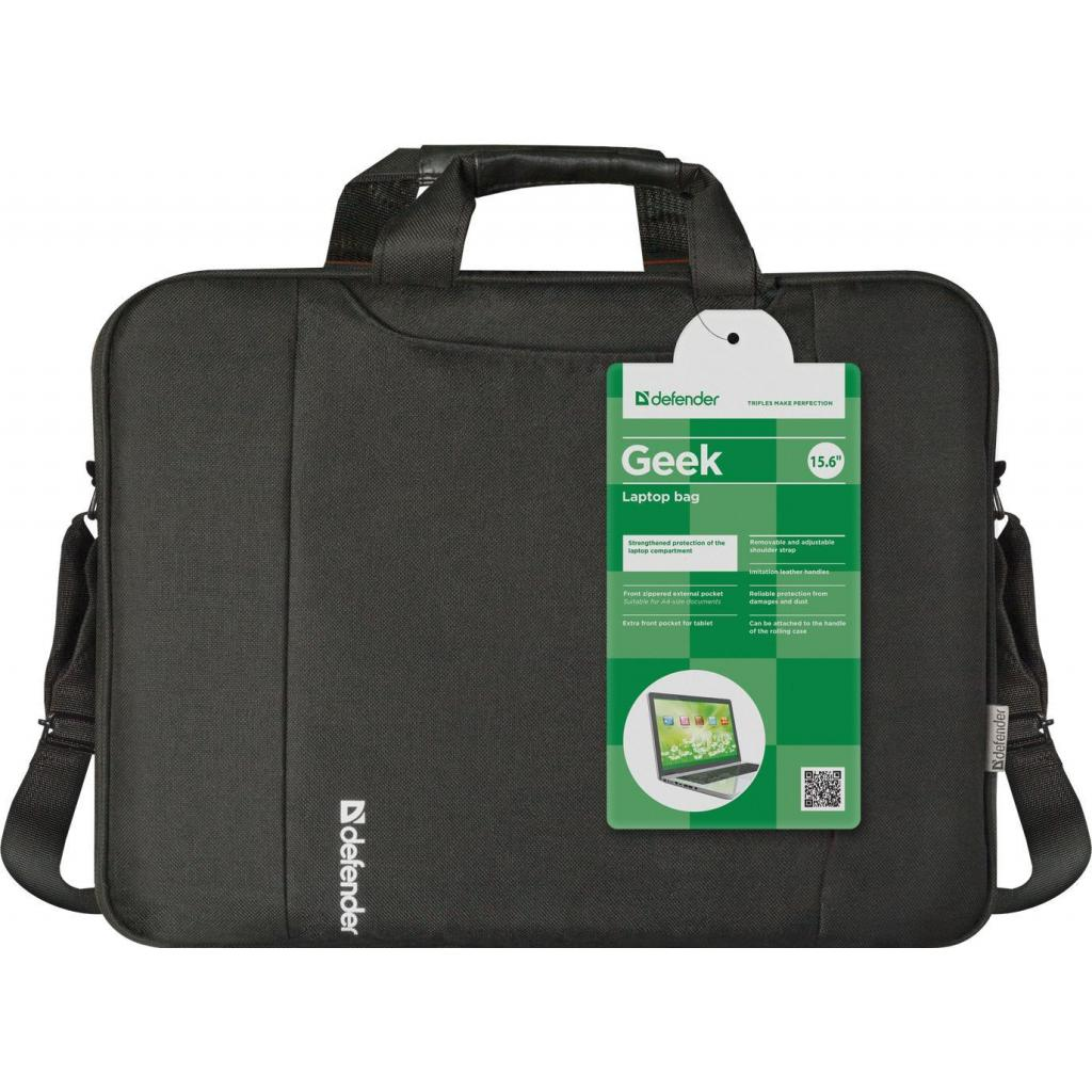 Сумка для ноутбука Defender 15,6" Geek black (26084) фото7