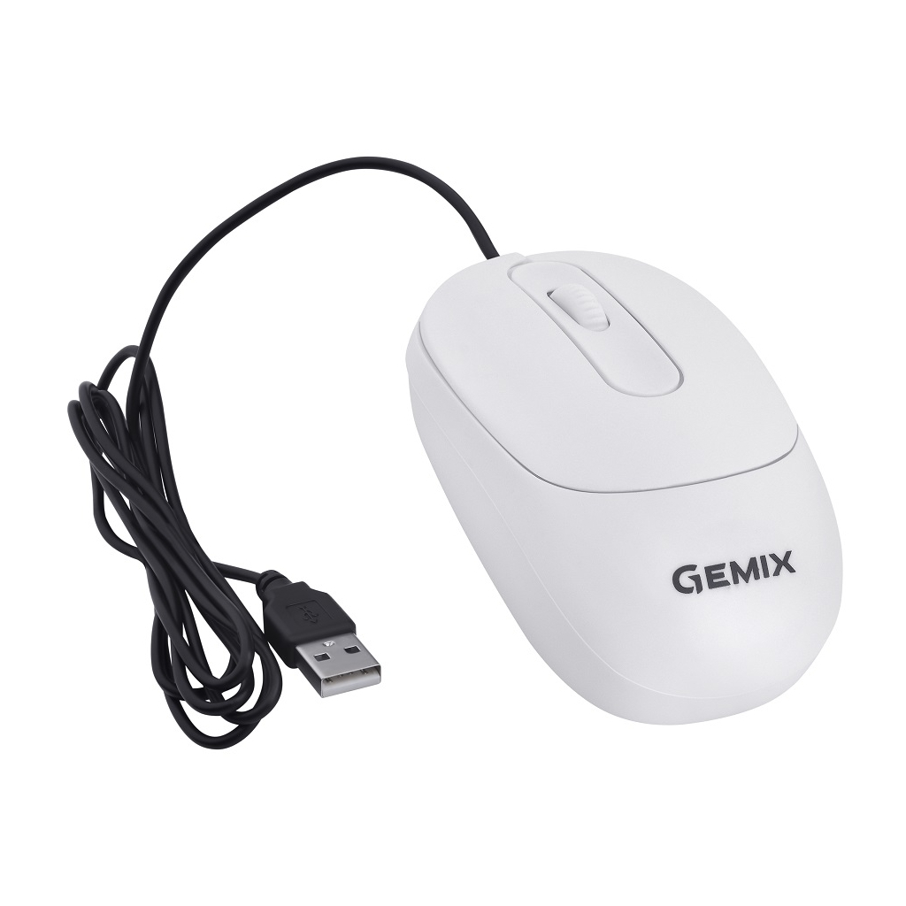 Мишка Gemix GM145 USB White (GM145Wh) фото4